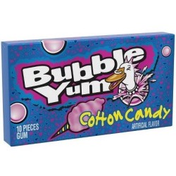 Bubble Yum Cotton Candy Bubblegum 10 Pieces 80g