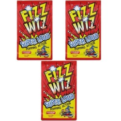 Fizz Wiz Strawberry Popping Candy 4.9g (3 pieces)