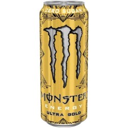 Monster Energy ZERO Ultra Gold - energizant cu gust de ananas 500ml