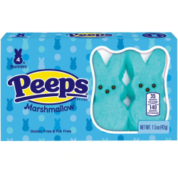 Peeps Easter Blue Marshmallow Bunnies 42g