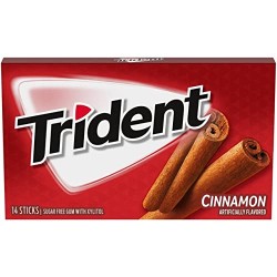 Trident Cinnamon Gum 14 sticks