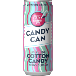 Candy Can Cotton Candy - suc cu gust de vată de zahăr 330ml