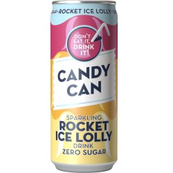 Candy Can Rocket Ice Lolly - cu gust de acadele 330ml