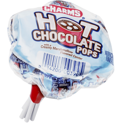 Charms Hot Chocolate Pops Bunch 109g (7 Lollipops)