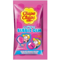 Chupa Chups Cotton Candy Gum - gumă cu gust de vată de zahăr 11g