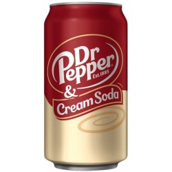 Dr. Pepper USA Cream Soda - cu gust de frișcă 355ml