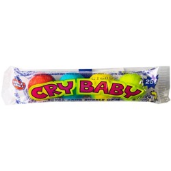 Dubble Bubble Cry Baby Extra Sour Flavored Bubble Gum 18g