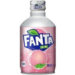 Fanta (JAPAN) White Peach Aluminium Bottle 300ml