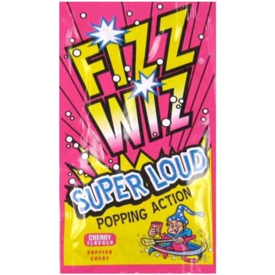 Fizz Wiz Cherry Popping Candy - bomboane explozive cu gust de cireșe 4.9g