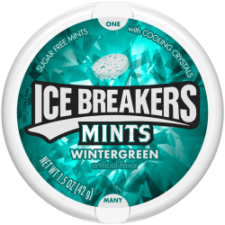 Ice Breakers Wintergreen - dropsuri cu gust de mentă 42g
