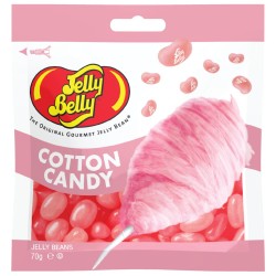 Jelly Belly Cotton Candy Jelly Beans - bomboane cu gust de vată de zahăr 70g