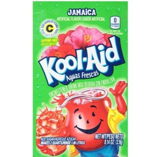 Kool Aid Jamaica Sachet - amestec de băutură cu gust de fructe 3.9g