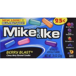Mike & Ike Berry Blast - cu gust de fructe de pădure 22g