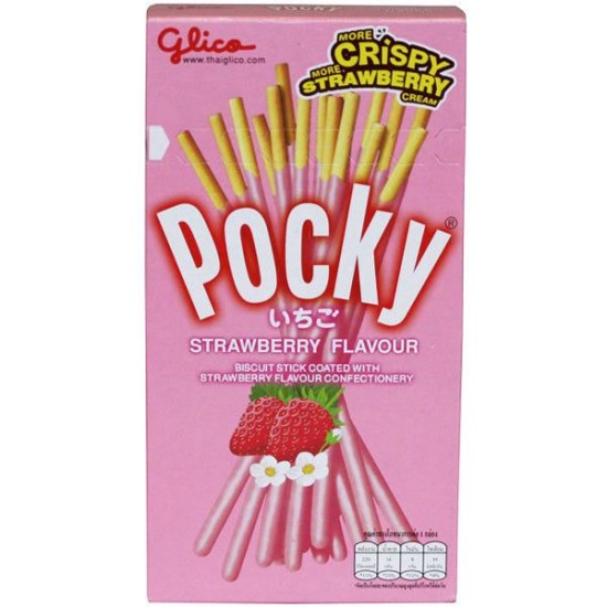 Pocky (JAPAN) Strawberry - cu gust de capsuni 47g