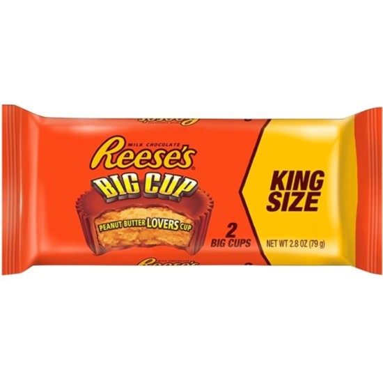 Reese's Big Cup King Size - prăjitură cu gust de unt de arahide 79g