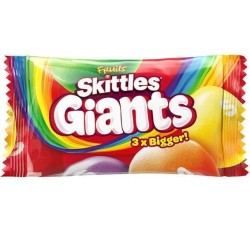 Skittles Fruit Giant Bag - bomboane cu gust de fructe 45g (EXP 28.04.2024)