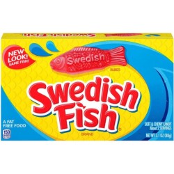 Swedish Fish Red Theatre Box - berry flavored 88g