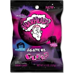 Warheads Galactic Mix Cubes Peg Bag 127g (Limited Edition)