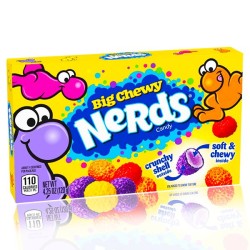 Wonka Nerds Big Chewy Candy Theatre Box 120g - fruits flavored 