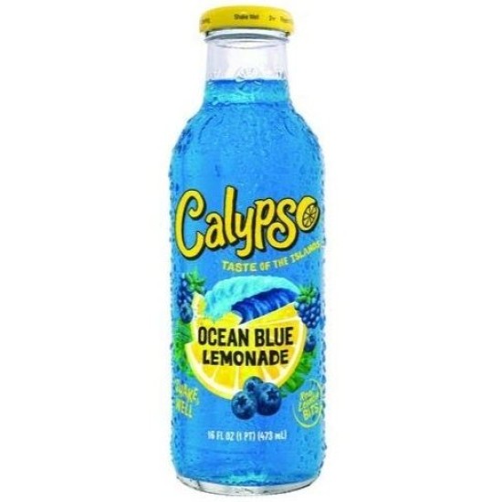 Calypso Ocean Blue Lemonade - limonadă cu gust de coacăze, mure și zmeură albastră 473ml